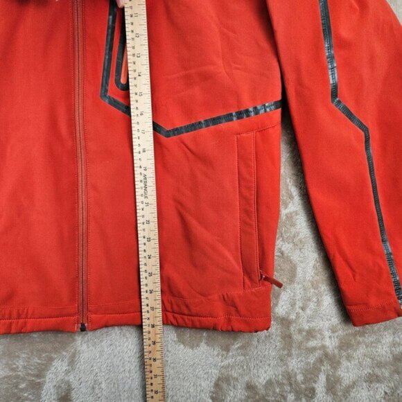 Helly Hansen Softshell Jacket Orange Full Zip Men's Size L Long Sleeve Outdoors - Picture 7 of 10